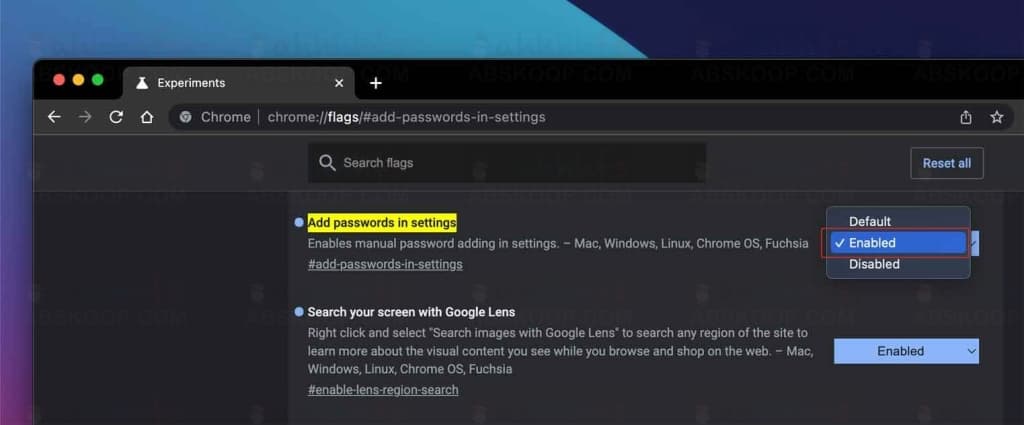 1638088795 0230ae925a210d1 | 谷歌浏览器启用手动添加新密码